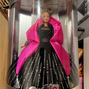 Barbie Holiday Doll in Black and Pink Ensemble